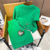 スタイリッシュ 切り替え 一目惚れ Tシャツ＋ショートパンツ セットアップ＜S-3488＞