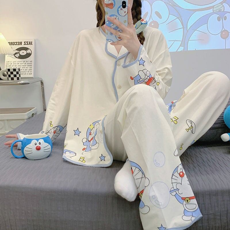 トップス+パンツセット パジャマ 組み合わせやすい <S-6018>