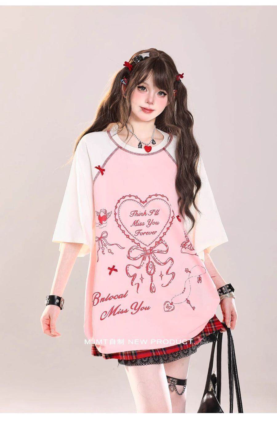 スウィート 絶対流行 今季マストバイ 早い者勝ち カジュアル 2色選択 Tシャツ<S-11665>