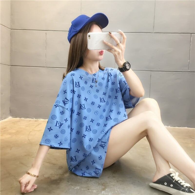 高級感溢れる プリント 美感いっぱい Tシャツ カットソー＜S-3316＞