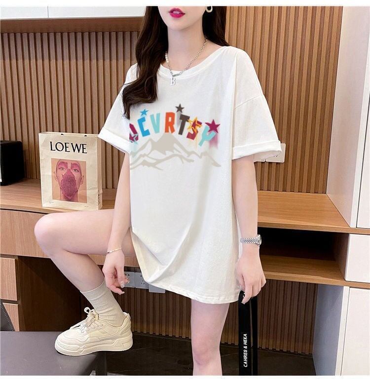 デザイン性と素材感を兼ね備えたゆったり半袖Tシャツ<S-2948>