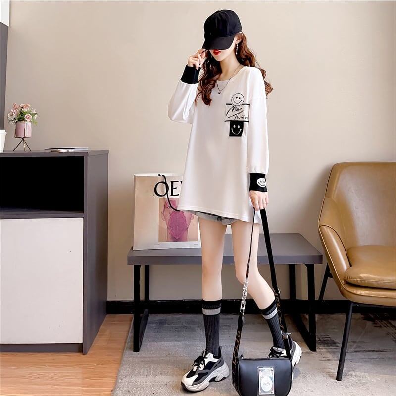 美感いっぱい 切り替え 好感度満載 プリント Tシャツ カットソー＜S-3661＞