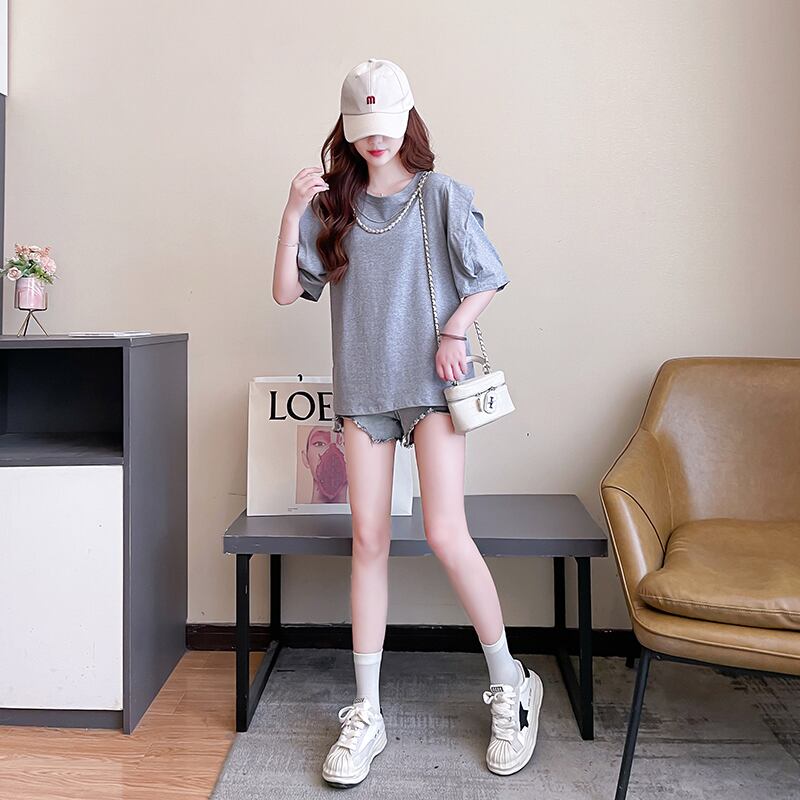 売り切れ必至 簡潔 個性派 ファッション 全3色 半袖Tシャツ<S-8514>
