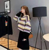 「上品な美しさ」女性らしい落ち着いたファッション  4色選択 ニットトップス<S-10696>