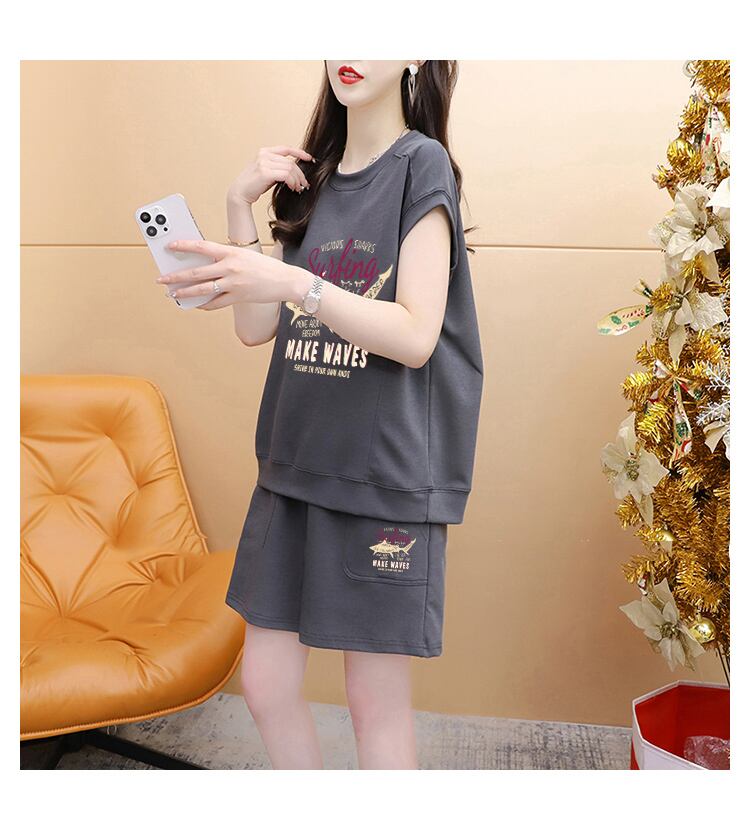 今季マストバイ ファッション カジュアル 半袖Ｔシャツⅹパンツセット全3色 <S-8265>
