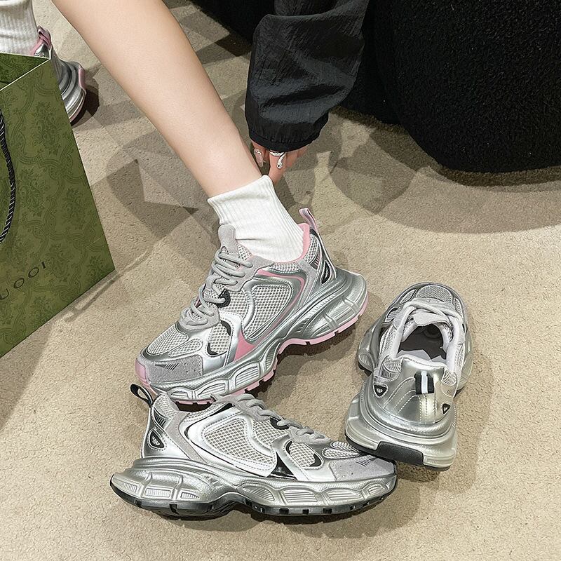 大人可愛い 主役級 超人気 ファッション スニーカー<S-10908>