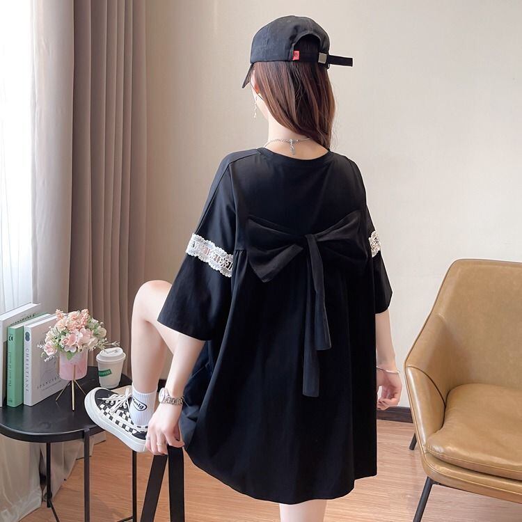 新商品 プリント ファッション ゆったり 全4色 半袖 Tシャツ＜S-11493＞