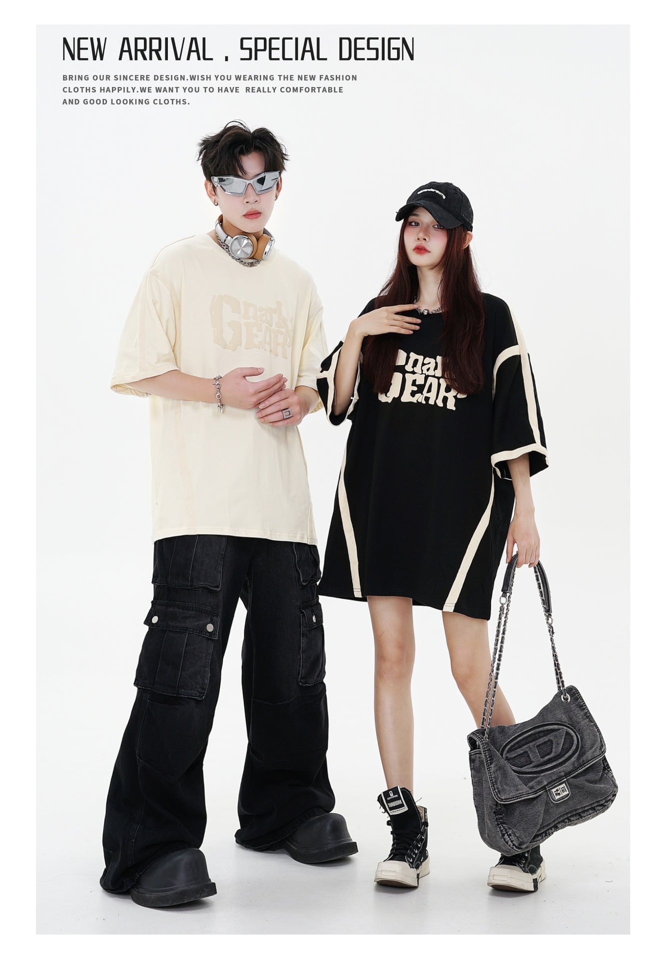 売り切れ必至 個性派 人気商品再入荷 上質 半袖Tシャツ 全2色 男女兼用<S-4907>
