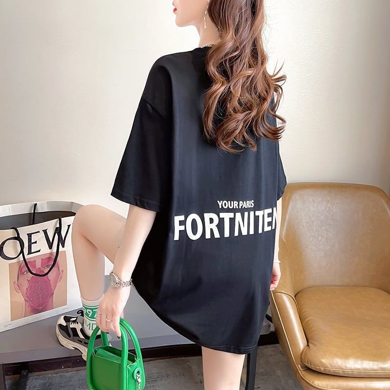 スタイリッシュ 切り替え 一目惚れ プリント Tシャツ カットソー＜S-3430＞