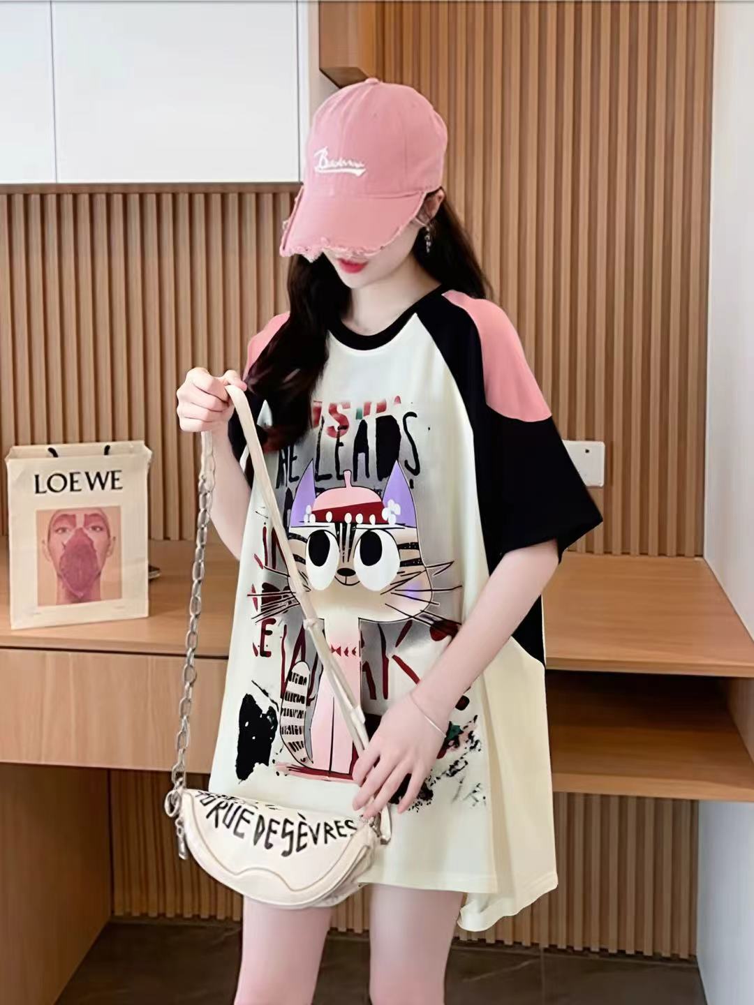 スウィート 好感度UP 海外トレンド カジュアル 全3色 半袖 Tシャツ ＜S-11110＞