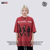 タイドブランド  アメリカンストリート レトロフレームプリントTシャツ<S-2905>