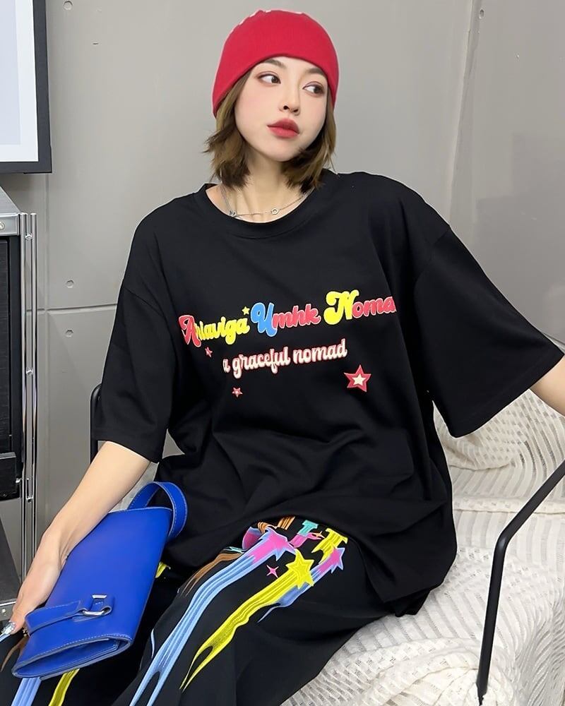 大好評 個性派 ファッション 半袖Tシャツ＜S-8072＞