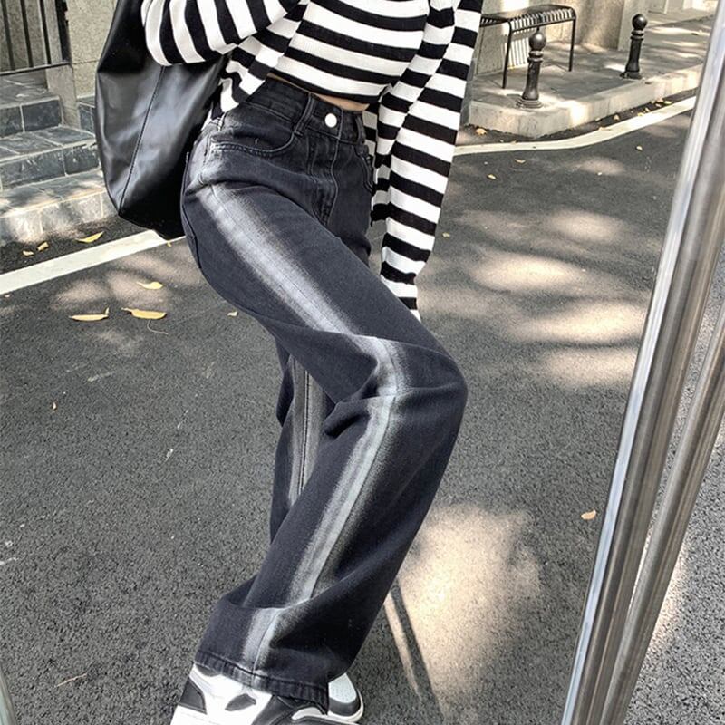着痩せ ハイウエスト 美人度アップ ジッパー パンツ ボトムス＜S-3096＞