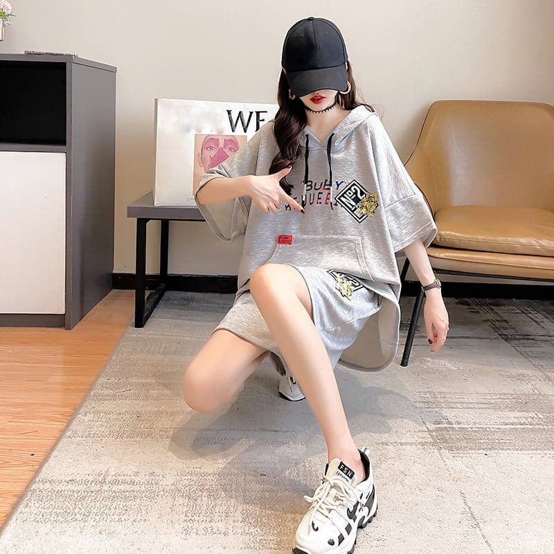 ファッション 切り替え 清涼感たっぷり ブラウス＋パンツ セットアップ＜S-3144＞