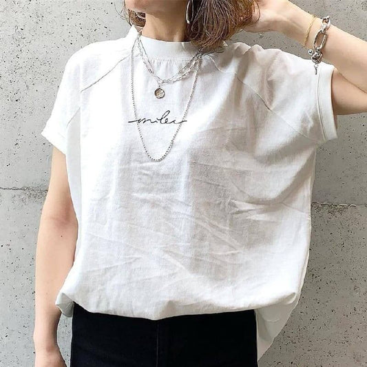 大好評 カジュアル ファッション 簡潔 全2色 半袖Tシャツ＜S-8183＞
