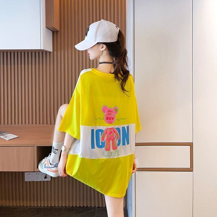 気質満点 ラウンドネック キュート 半袖Tシャツ ＜S-8647＞