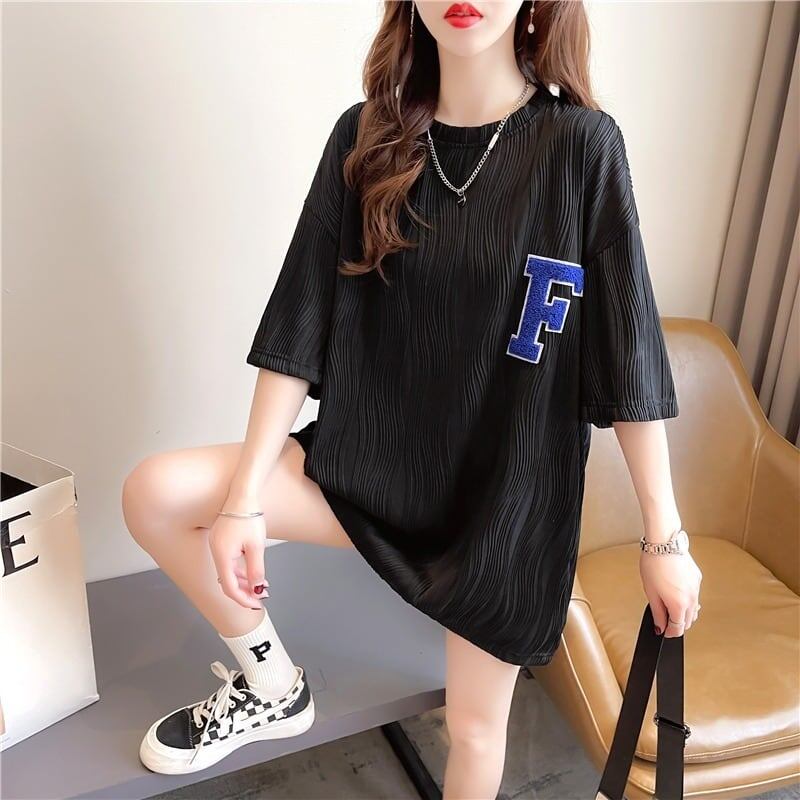 好感度満載 ラウンドネック 美感いっぱい Tシャツ カットソー＜S-3061＞