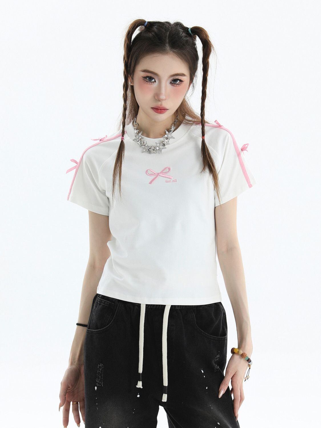 話題沸騰中 着回し力抜群 人気上昇中 カジュアル 全4色 カップル 半袖Tシャツ<S-9164>