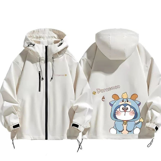絶対流行  防寒  撥水加工 バックビッグロゴ 男女兼用 3色展開 マウンテンパーカー <S-12804>