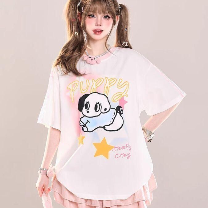 定番シンプル 絶対流行 売れ筋 早い者勝ち カジュアル 2色選択 Tシャツ<S-11462>