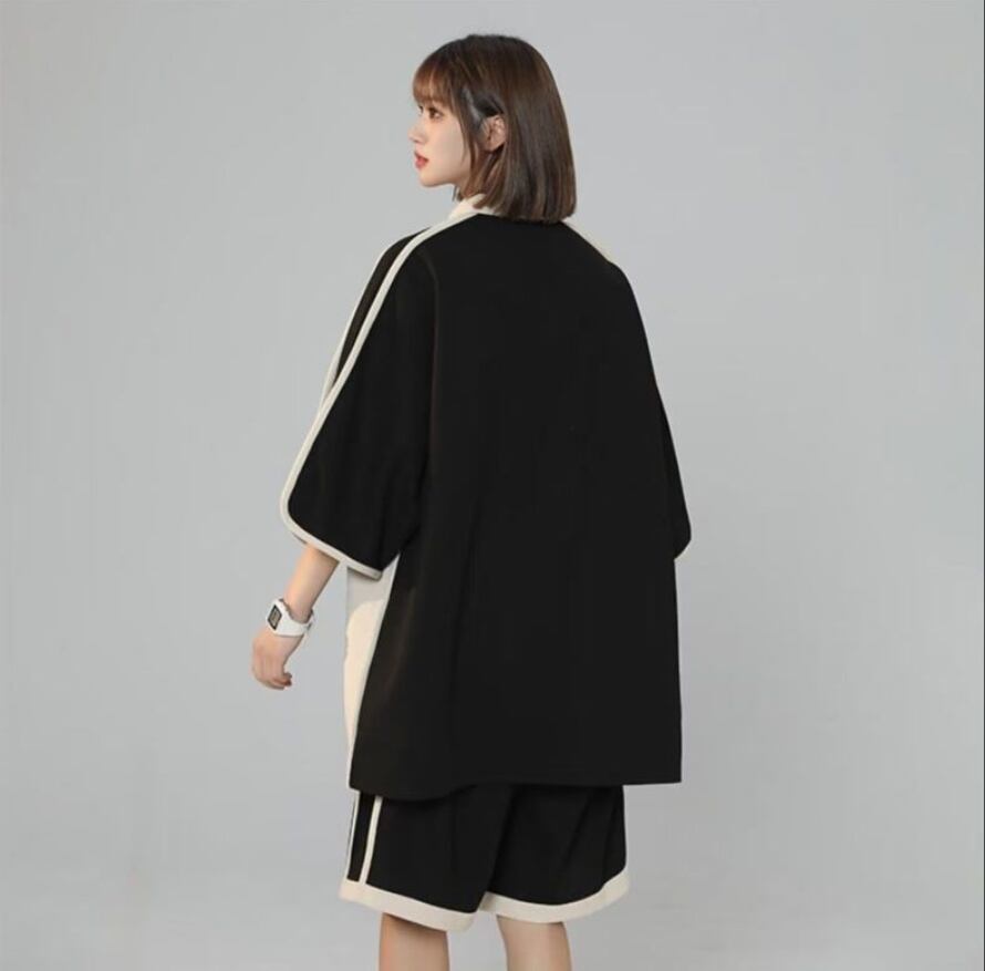 定番シンプル 半袖Ｔシャツⅹパンツセット 絶対流行 男女兼用<S-6538>