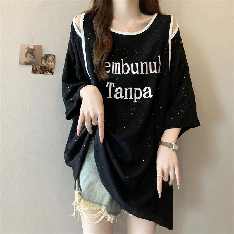 絶対欲しい 特別デザイン 個性派 プリント 2色選択 半袖Tシャツ＜S-8554＞