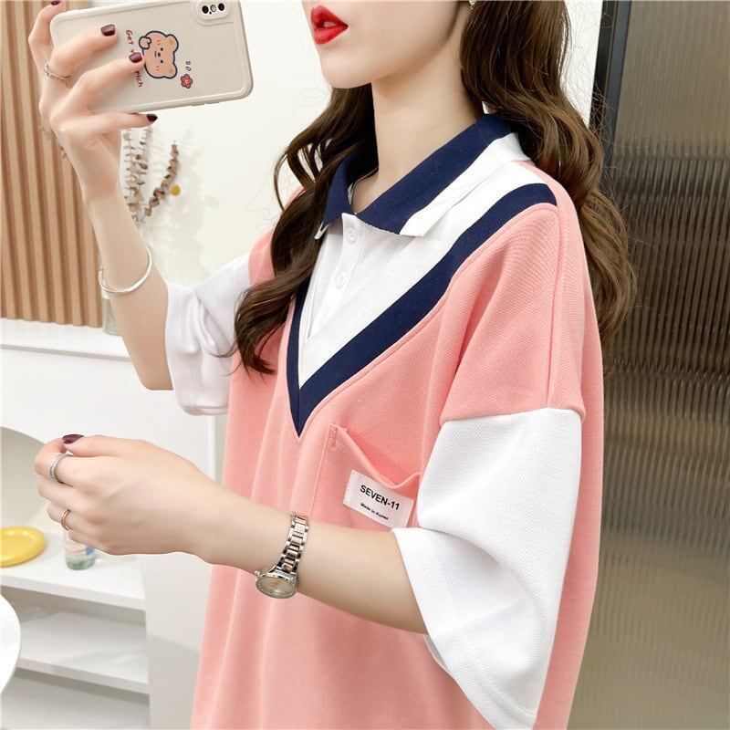 着心地抜群 切り替え 女性力を高める Tシャツ カットソー＜S-3299＞