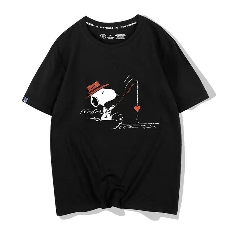 男女兼用 人気 プリント 半袖 Tシャツ <S-13155>