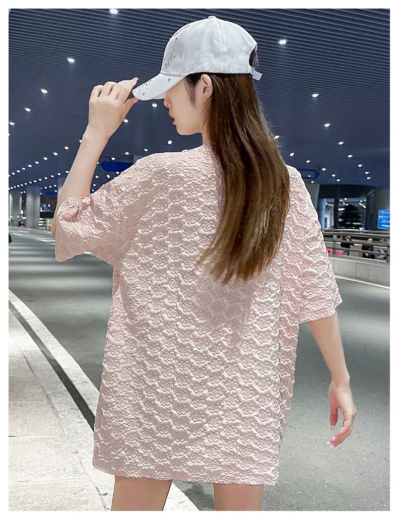 話題沸騰中 キュート カジュアル ホットダイヤモンド 半袖Tシャツ＜S-8626＞