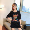 個性的なデザイン 切り替え 一目惚れ プリント Tシャツ カットソー＜S-3481＞