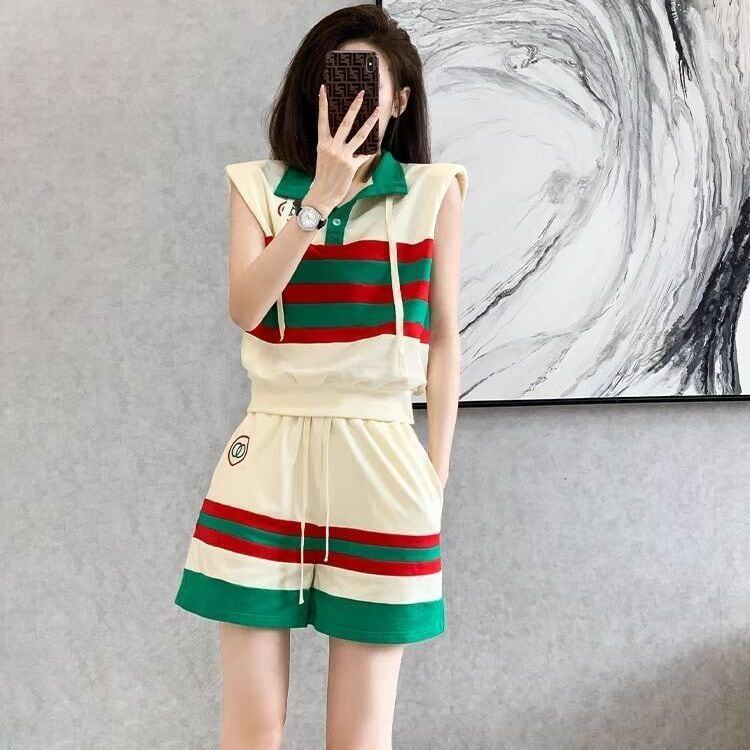 大活躍 シンプル ファッション 上品 ブラウスⅹパンツセット<S-6624>