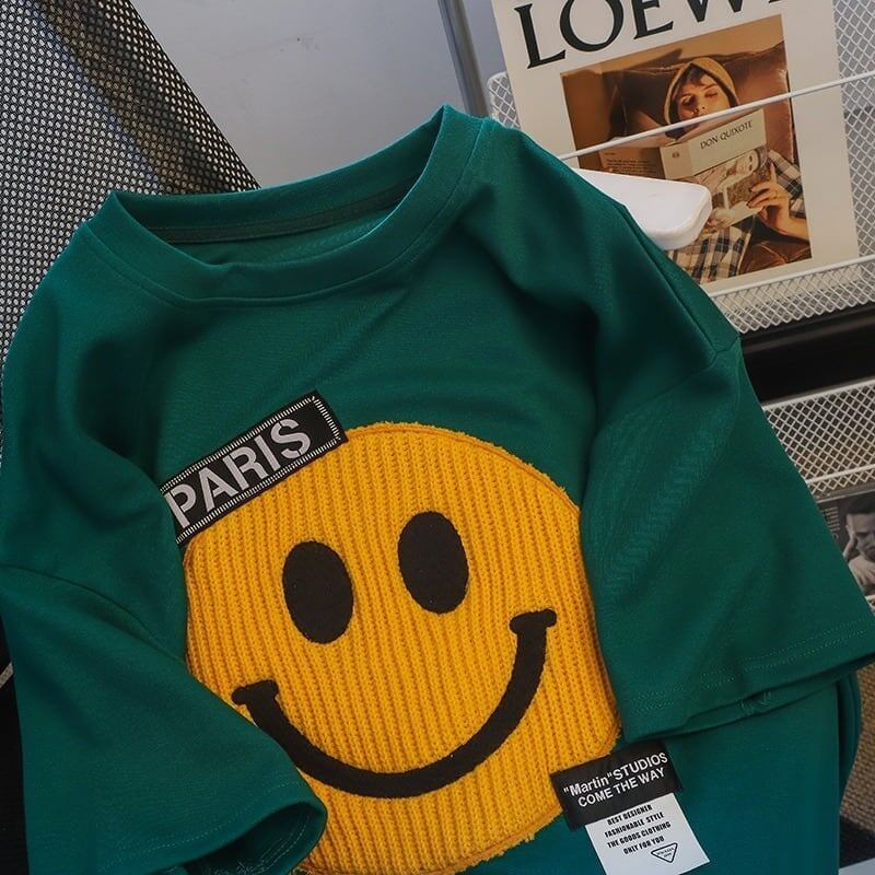 個性的なデザイン プリント オシャレ度満点 Tシャツ カットソー＜S-3373＞
