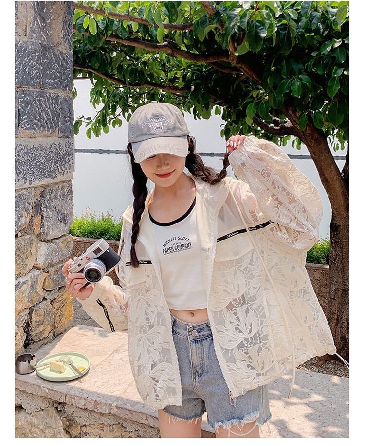 おすすめ 超人気 売り切れ必至 シンプル 透け感 日焼け対策 シャツ ＜S-11306＞