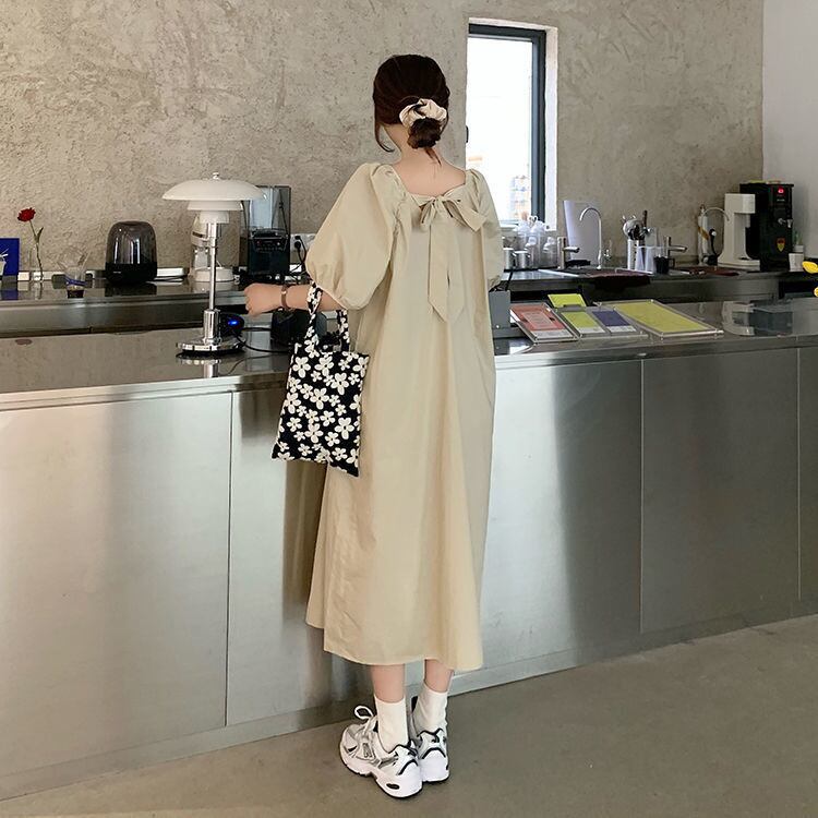 超人気 絶対流行 大人可愛い 早い者勝ち カジュアル 共2色 ワンピース<S-12062>