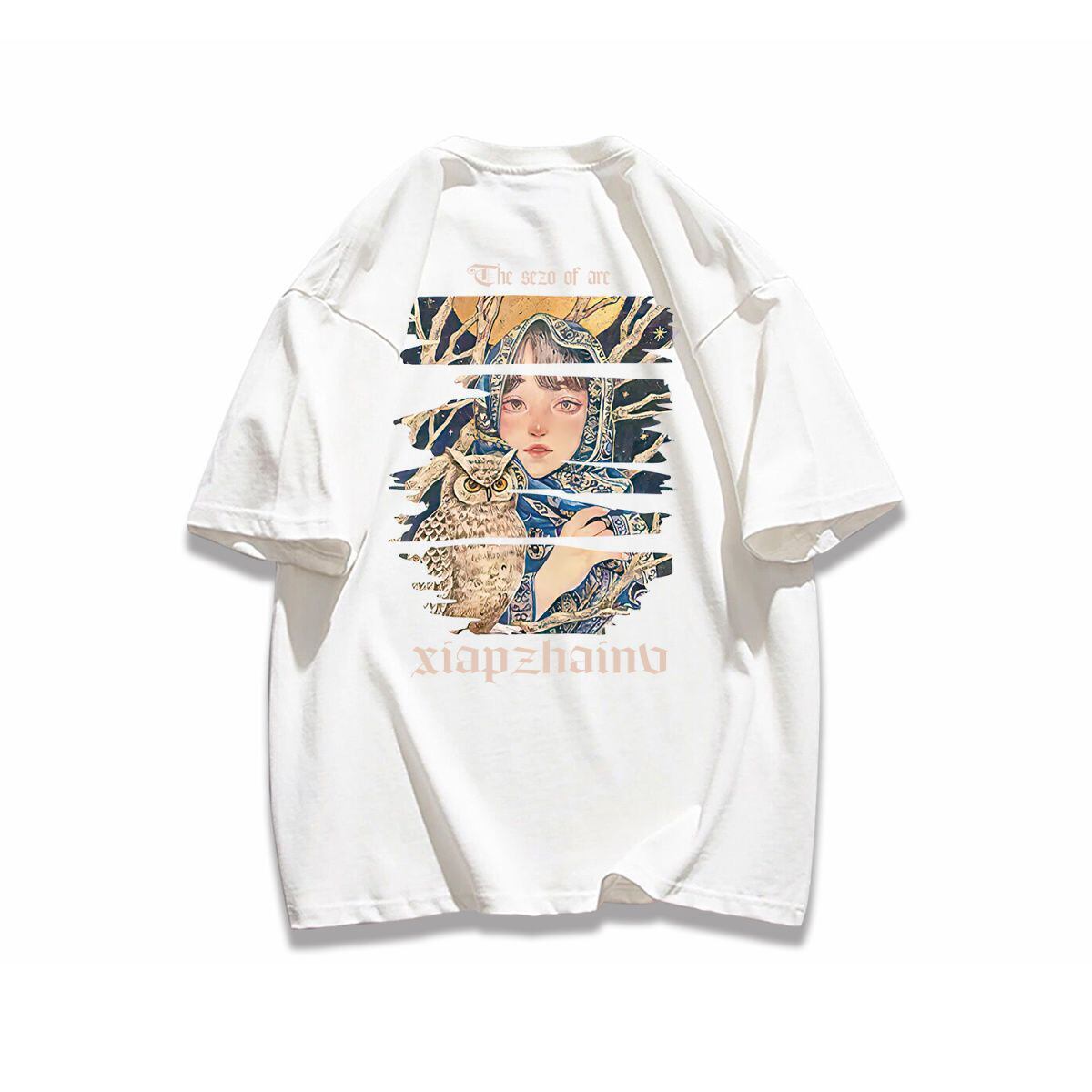 ポップなプリントが夏に映えるプリントTシャツ 半袖 全8色 Tシャツ <S-9252>