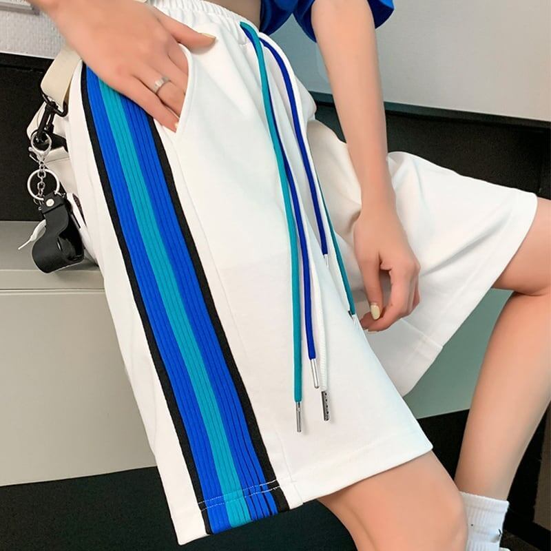 着心地抜群 3色選択可 カジュアル ストライプ パンツ ボトムス＜S-3000＞