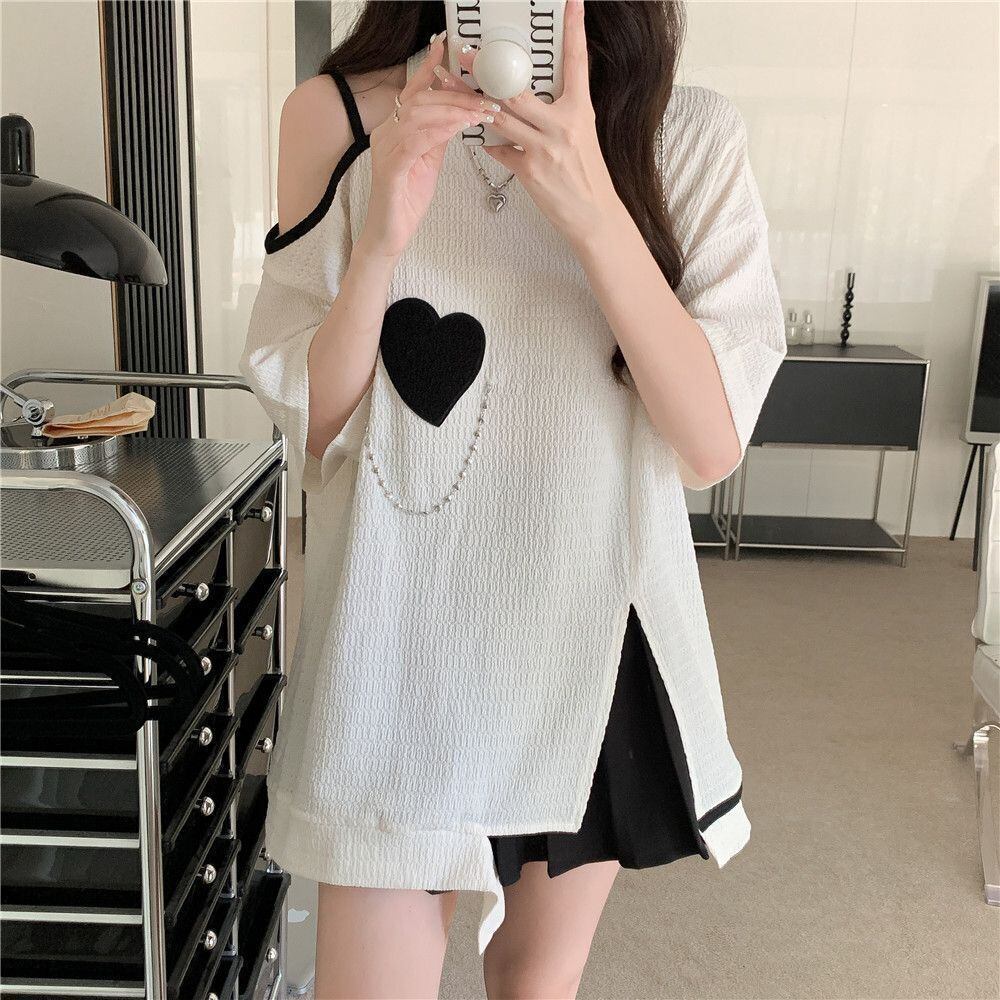 超人気商品 オフショルダー ファッション Tシャツ ＜S-8667＞