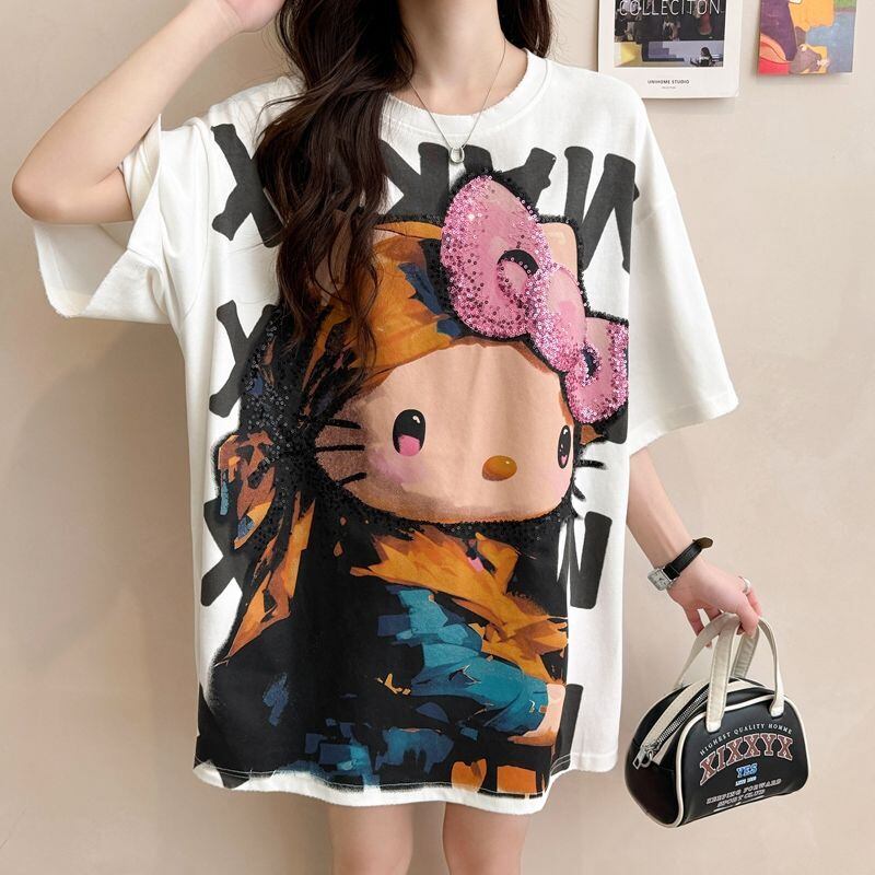 大人可愛い 好感度UP 海外トレンド カジュアル 全3色 半袖 Tシャツ ＜S-11121＞