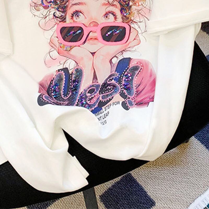 【半額！期間限定！！】大人可愛い上質 キュートプリント カジュアル 半袖Tシャツ＜S-8593＞