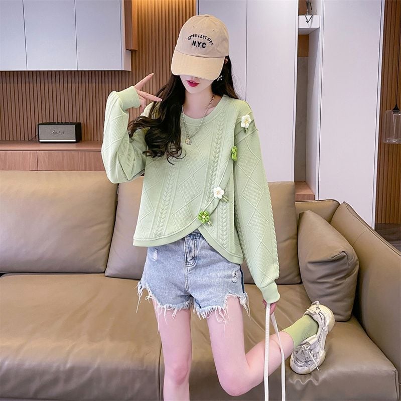 美人度アップ ファッション 絶対欲しい スウィート スウェット<S-8104>