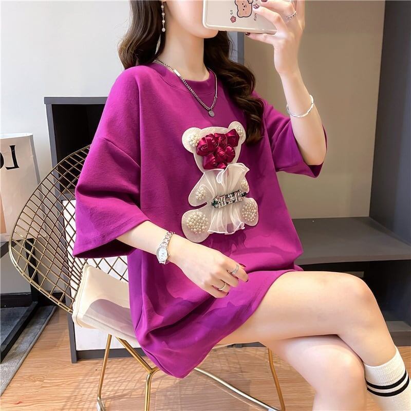 デザインセンス重工業立体パターンベアーズニューアイロンダイヤメッシュ半袖Tシャツ<S-2916>