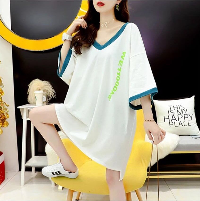 好感度UP アバンギャルド 上質 Vネック 半袖 Tシャツ 全3色＜S-8070＞