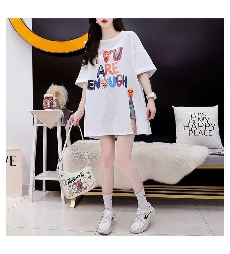ストリートトレンド韓国風コットン半袖Tシャツ<S-2962>