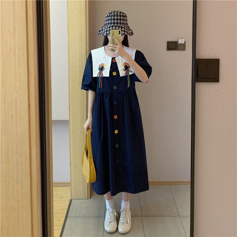 大活躍 大人可愛い 超人気 シンプル チェック柄 フロック<S-11286>