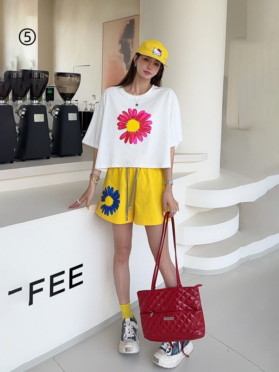 好感度UP カジュアル 真夏も快適 半袖 Tシャツ ショートパンツ セットアップ ＜S-11374＞