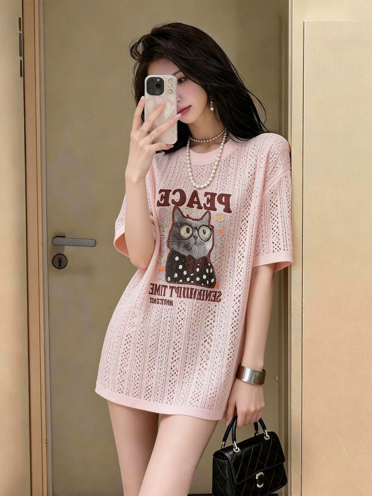 人気トレンド プリント ファッション Tシャツ <S-13205>