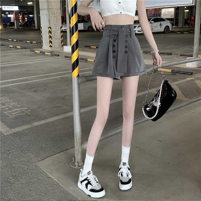 美感いっぱい ハイウエスト 着心地抜群 パンツ ボトムス＜S-3360＞