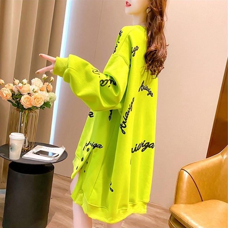 個性的なデザイン プリント カジュアル スウェット パーカー＜S-3642＞
