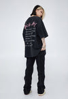 見逃し厳禁 ファッション ストリート系 ヴィンテージ加工 プリントTシャツ ＜S-2893＞