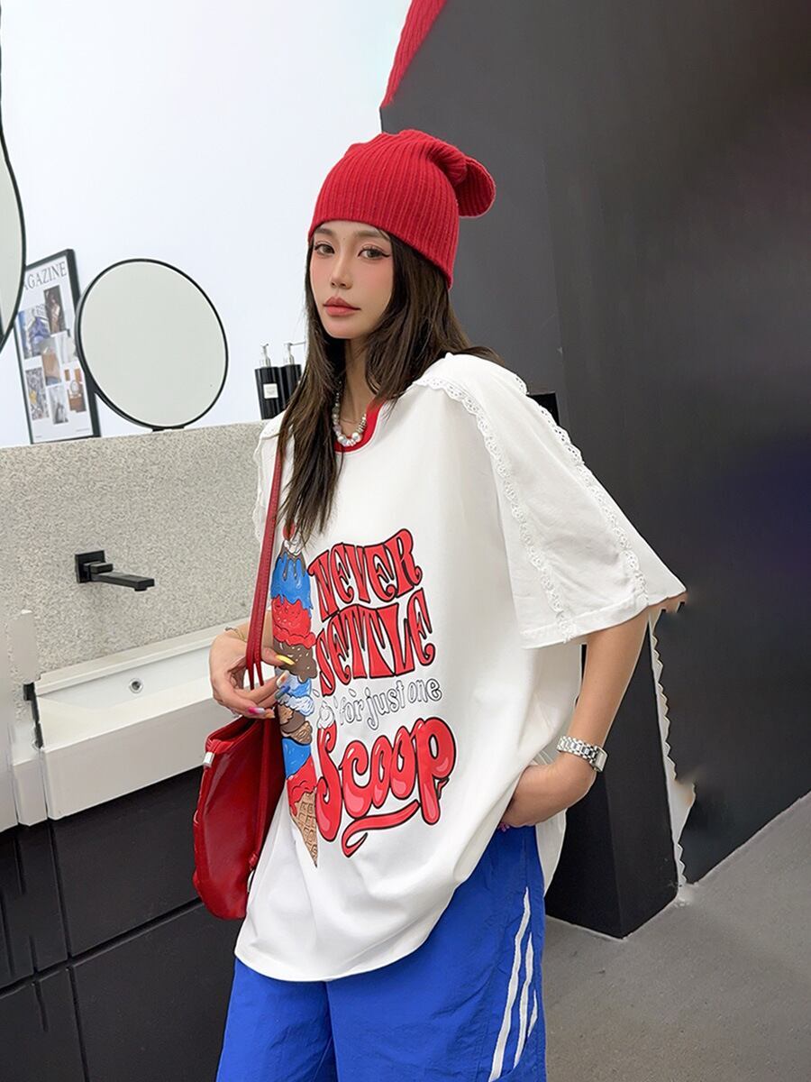 着回し力抜群 海外トレンド 定番シンプル 好感度UP カジュアル 全3色 半袖 Tシャツ ＜S-11226＞